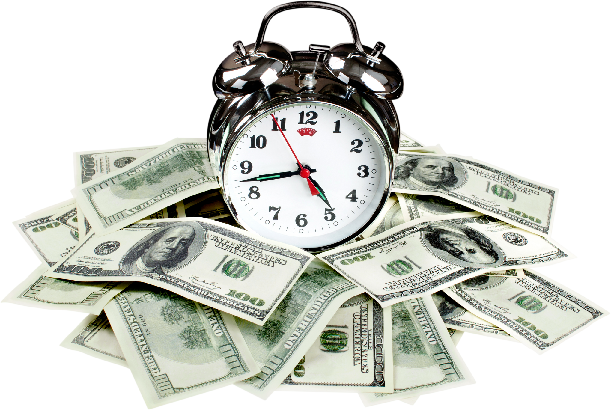Alarm Clock and Money 